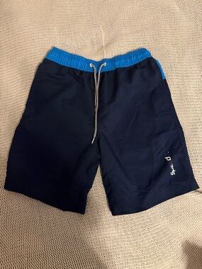 Speedo Navy and Bright Blue Swim Shorts